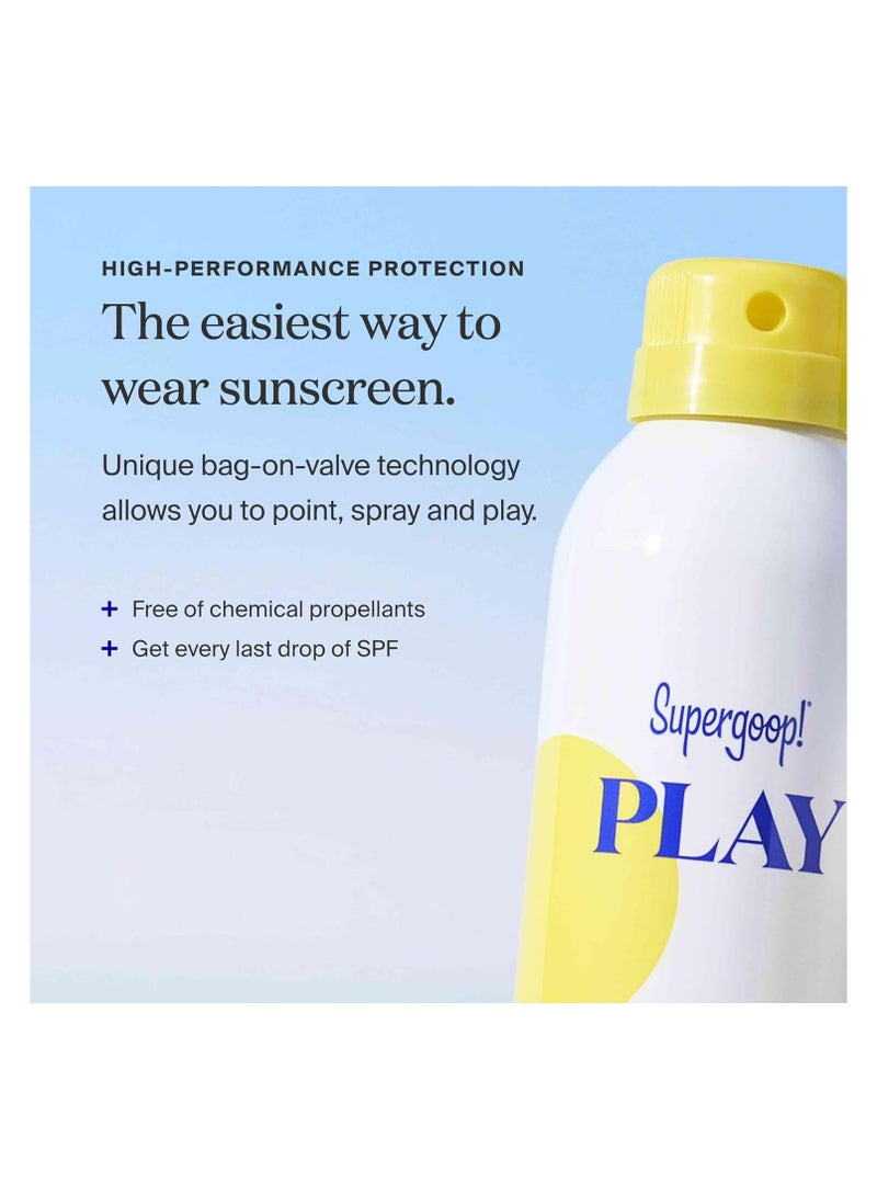 Supergoop Play SPF 30 Antioxidant Body Mist with vitamin C 6fl oz 177ml