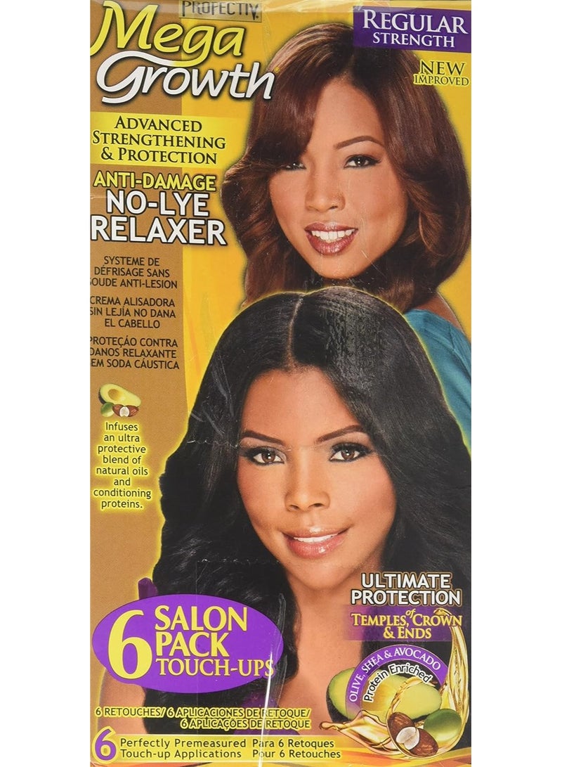 Mega Growth Advanced Strengthening & Protection Anti Damage NO LYE Relaxer Regular Strength