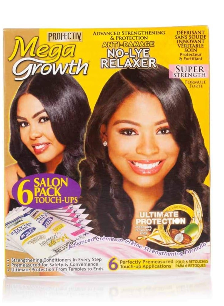 Mega Growth Advanced Strengthening & Protection Anti Damage NO LYE Relaxer - Super Strength
