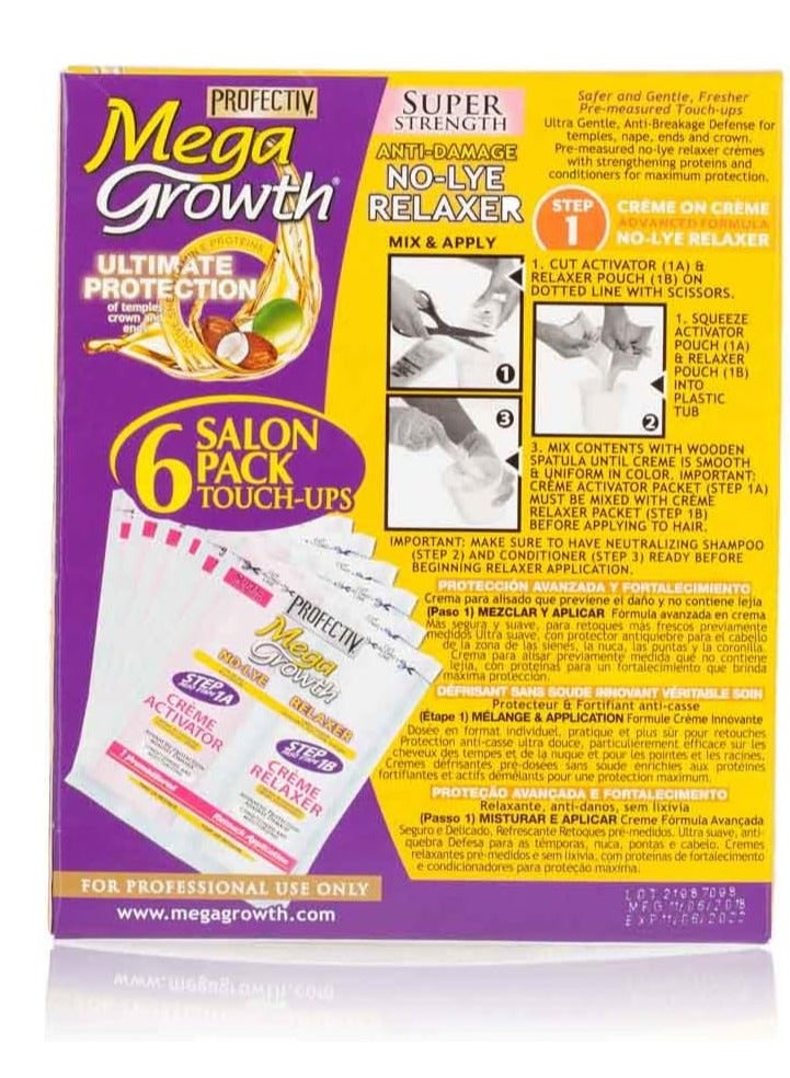 Mega Growth Advanced Strengthening & Protection Anti Damage NO LYE Relaxer - Super Strength