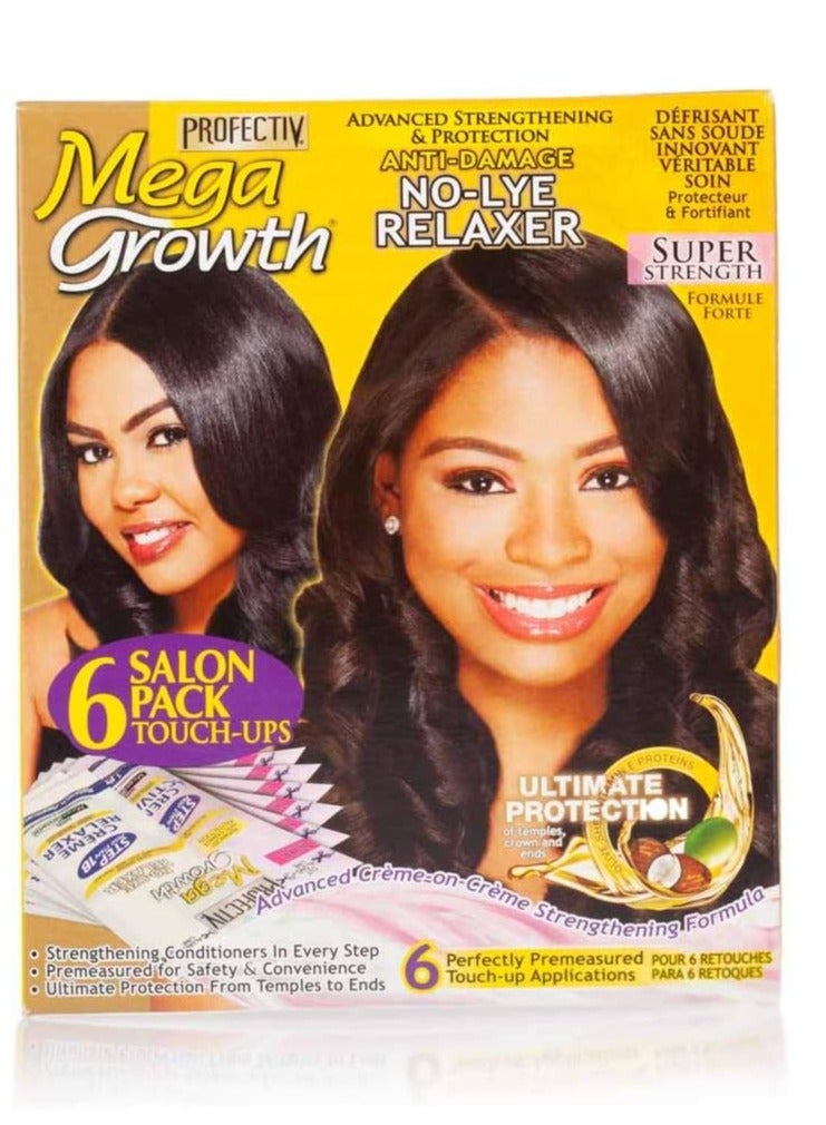 Mega Growth Advanced Strengthening & Protection Anti Damage NO LYE Relaxer - Super Strength