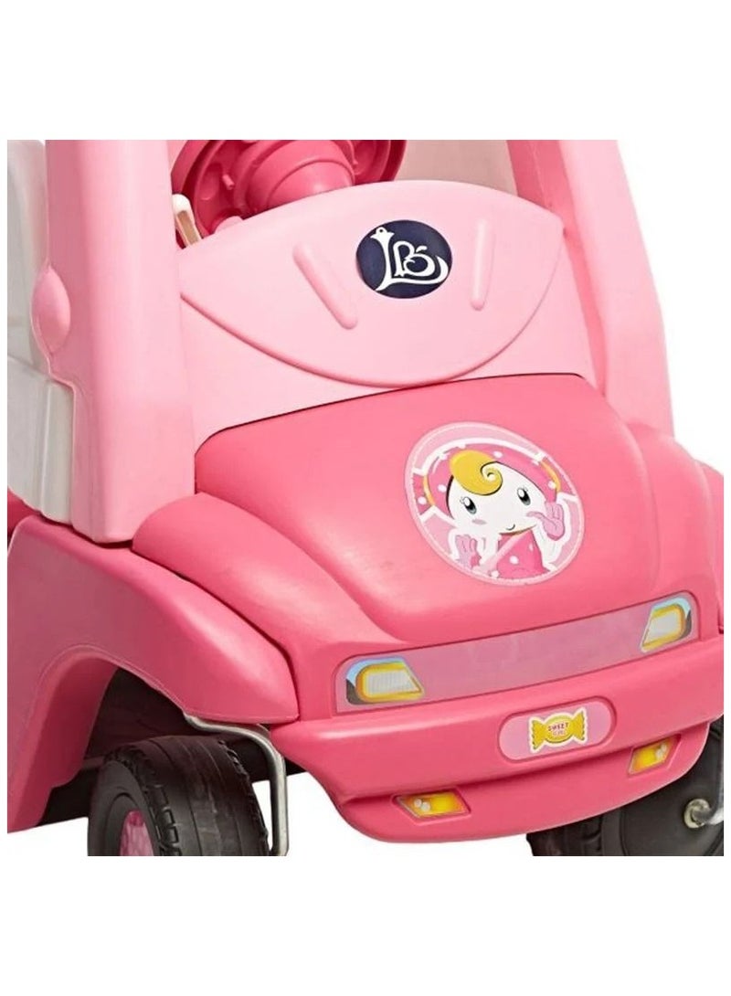 Baby Coupe Ride On Car - Pink