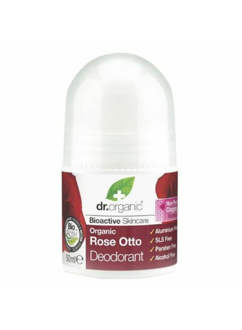 Dr. Organic Rose Otto Deodorant Clear 50ml