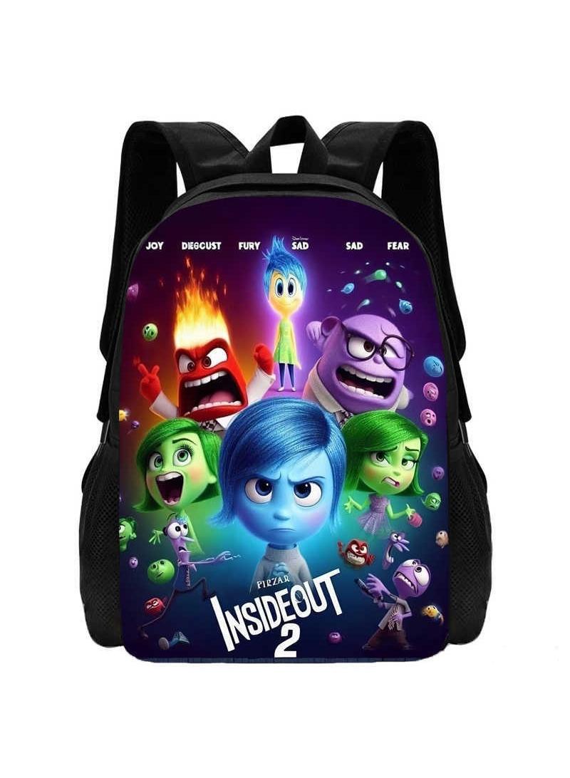 Inside Out 2 Backpacks Anime Kids backpack  Lightweight Backpacks  Students Casual Backpack