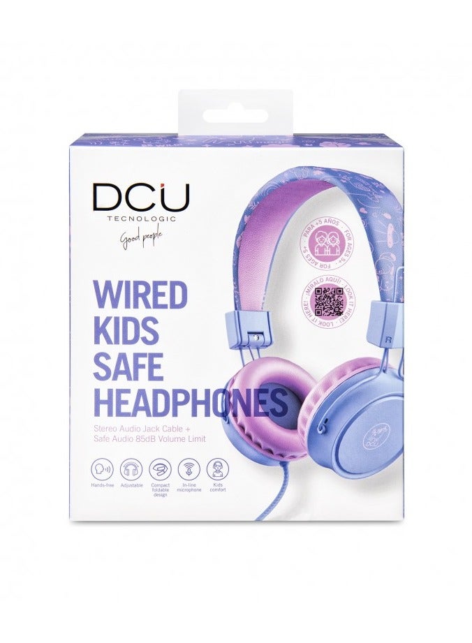 DCU Wired Kids Safe Headphones with volume protection 34152535