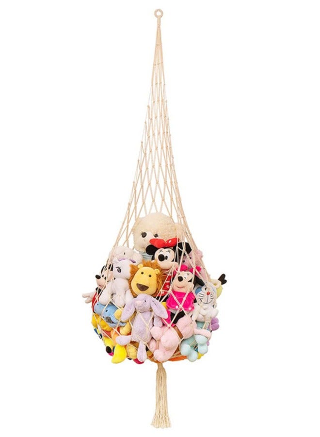 Large Size Stuffed Toy Hanging Organizer Net for Kids Bedroom Playroom