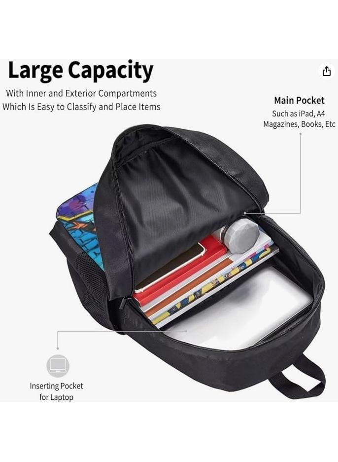 Rekar Novelty Game Backpack Gorilla Tag Backpack Travel Laptop Backpack Cute Monkey Backpack Casual Daypack Game Fan Gift