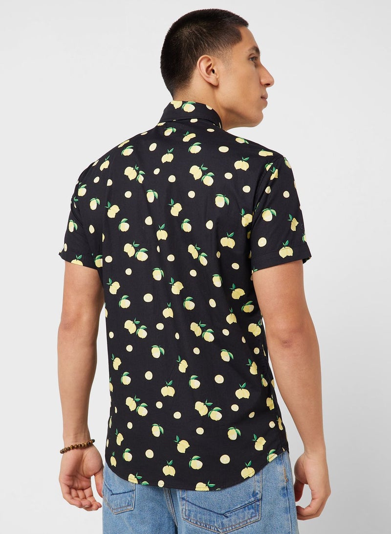 All Over Printed Regular Fit Shirt