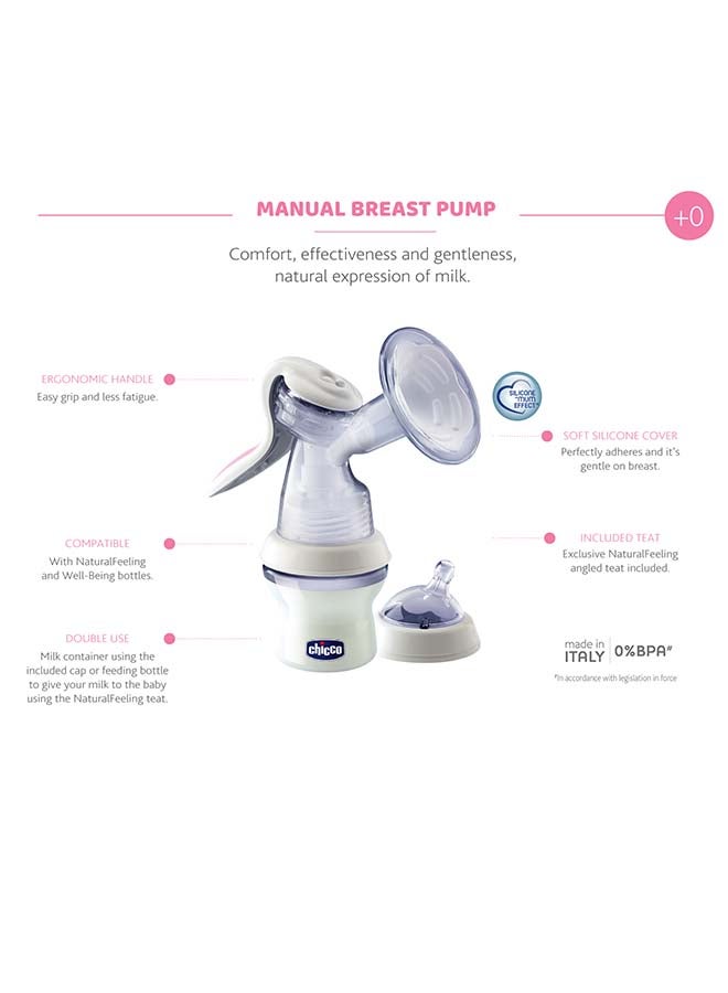 Manual Breast Pump For NaturalFeeling And Well-Being Bottles 0M+