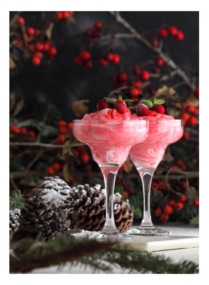 Misket 6 Piece Margarita Cocktail Glasses 300 ML
