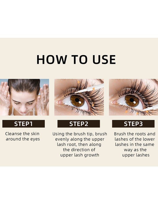 Lash Growth Serum - Advanced Eyelash Growth Serum Fuller And Longer Looking Eyelashes Lash Enhancing Serum For Natural Lashes Or Lash Extensions Natural Lash Serum