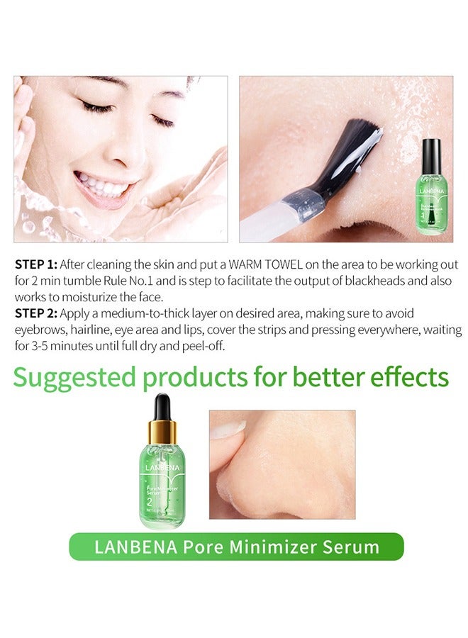 Blackhead Remover Mask - Blackhead Remover Mask Peel Off Blackhead Mask 2 In 1 Green Tea Oil Blackhead Removal 100 Pcs Blackhead Remover Mask For Pores, Nose, Chins And Face