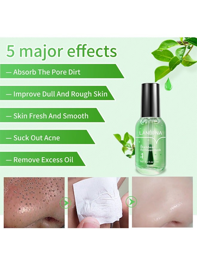 Blackhead Remover Mask - Blackhead Remover Mask Peel Off Blackhead Mask 2 In 1 Green Tea Oil Blackhead Removal 100 Pcs Blackhead Remover Mask For Pores, Nose, Chins And Face