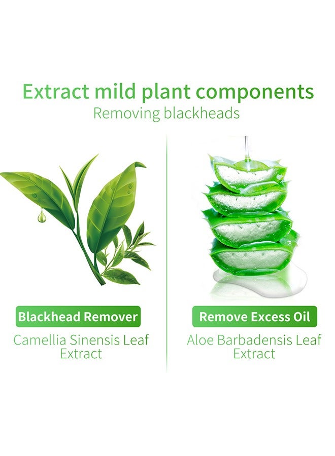 Blackhead Remover Mask - Blackhead Remover Mask Peel Off Blackhead Mask 2 In 1 Green Tea Oil Blackhead Removal 100 Pcs Blackhead Remover Mask For Pores, Nose, Chins And Face