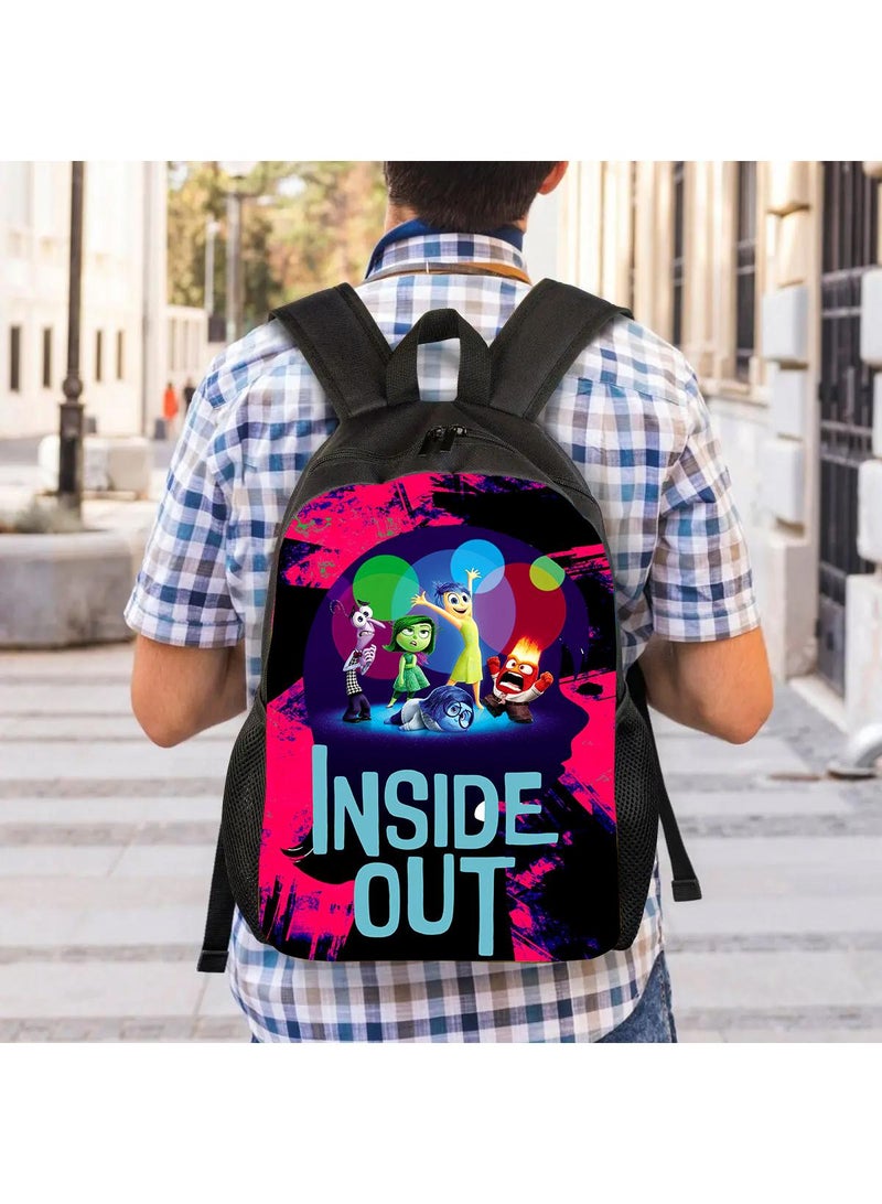 Inside Out 2 Backpacks Anime Kids backpack  Lightweight Backpacks  Students Casual Backpack