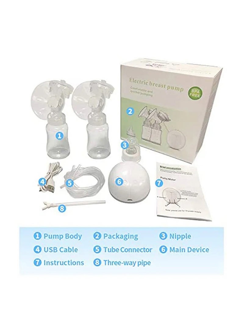 Pack Of 2 Superior Wearable Hands Free Electric Painless Automatic Breastfeeding Breast Pump