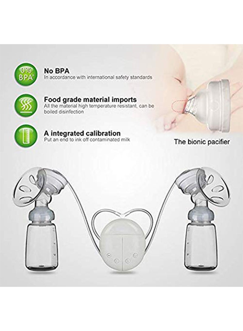 Pack Of 2 Superior Wearable Hands Free Electric Painless Automatic Breastfeeding Breast Pump