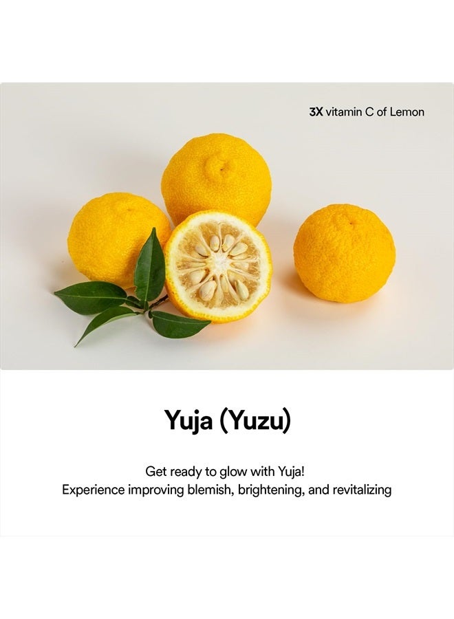 Yuja Essence Vitalizing Pump 1.69 fl oz / 50ml I Revitalizing Blemish Redness Spot Care, Vitamin C Essence