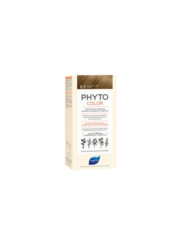 Phyto Hair Colour by Phytocolor - 8.3 Light Golden Blonde 180g