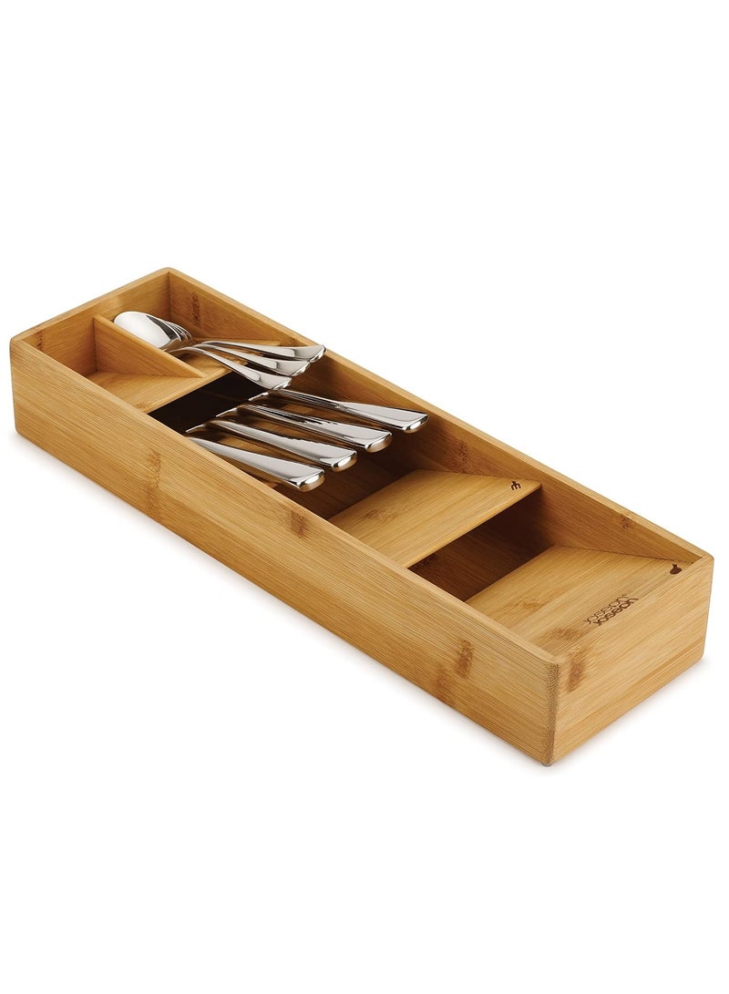 Drawerstore Bamboo Compact Cutlery Organizer