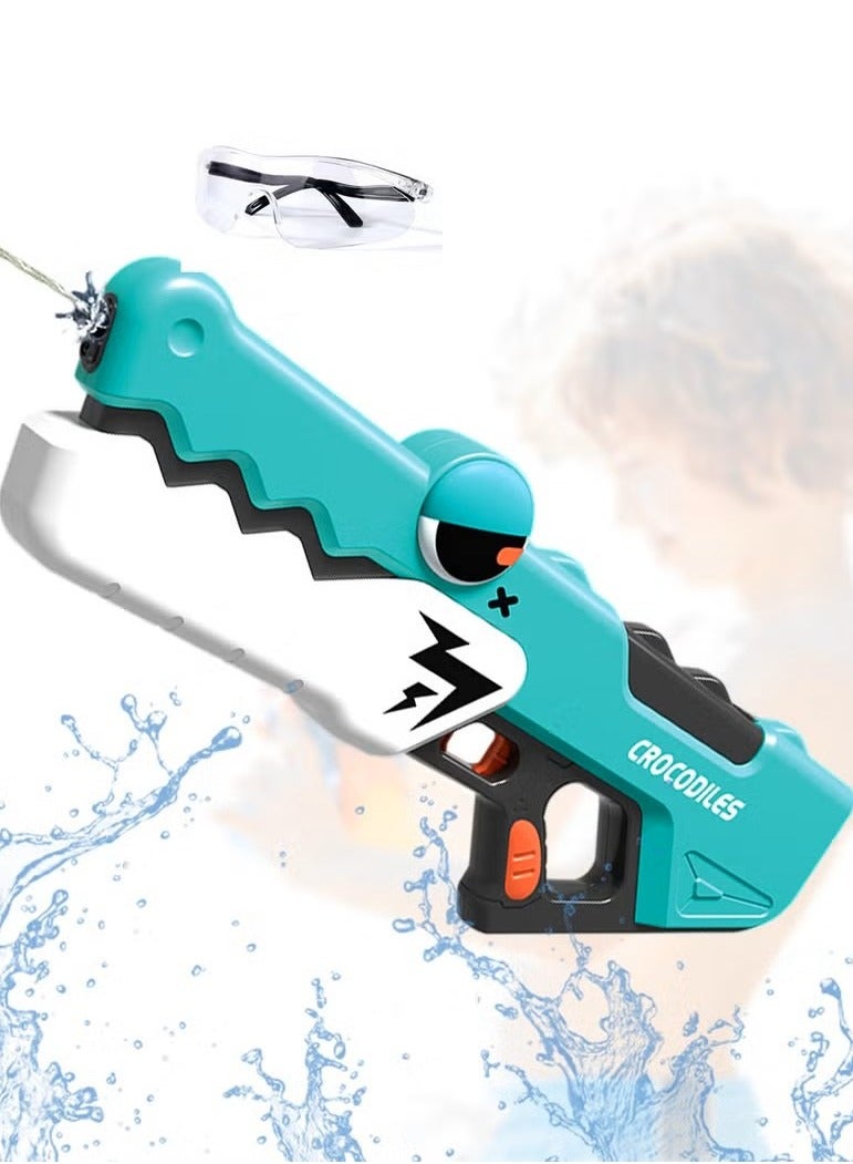 59cm Automatic Water Gun Toys for Kids,Water Blasters with Electric Water Absorption Function,High Speed Launch,Big Size Water Fight Toys