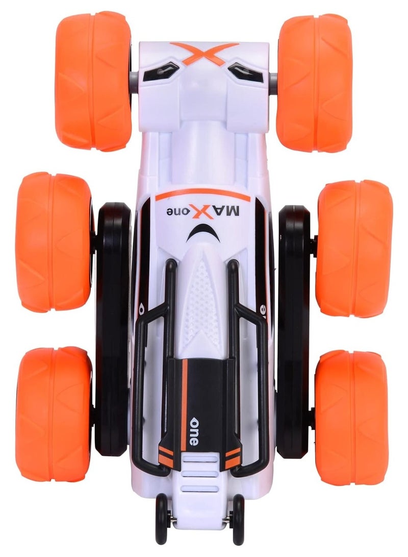 Flix Star Remote Controlled Car, White/Orange