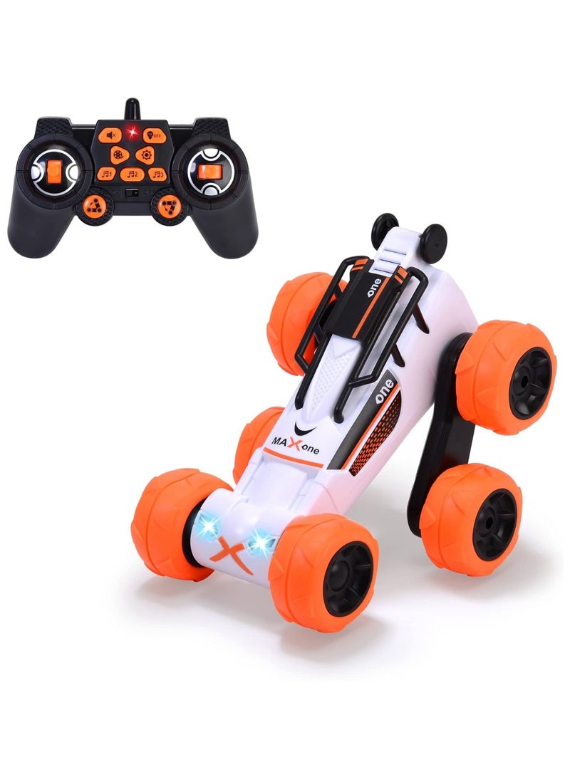 Flix Star Remote Controlled Car, White/Orange