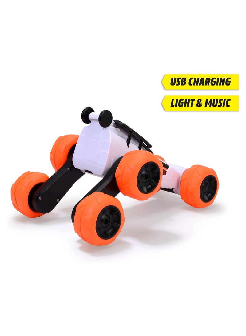 Flix Star Remote Controlled Car, White/Orange