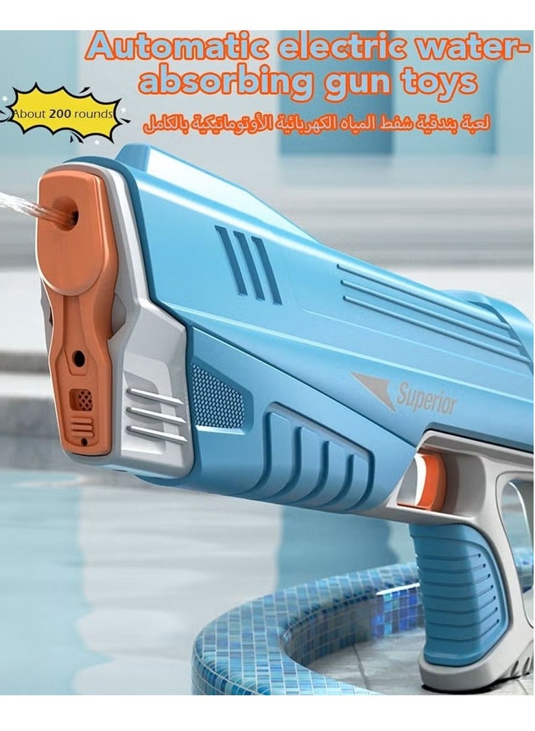 Water Gun Toy for Kids,Realistic Water Blasters Model That Absorbs Water Automatically,Water Battle Game Gun Toy