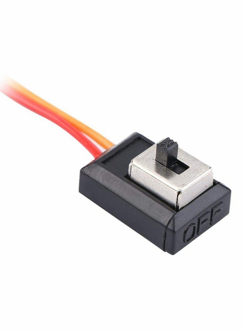 RC Car 160A Brushed ESC Electric Speed Controller 3S 160A Waterproof ESC 5V 1A BEC for 1 12 RC Car Replacement Accessories RC Truck Buggy Short Course Truck Rock Crawler and Tank