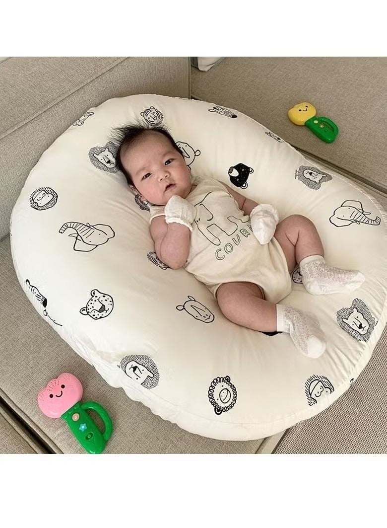 Baby anti-spill pillow anti-return pillow for newborn babies to prevent vomiting milk