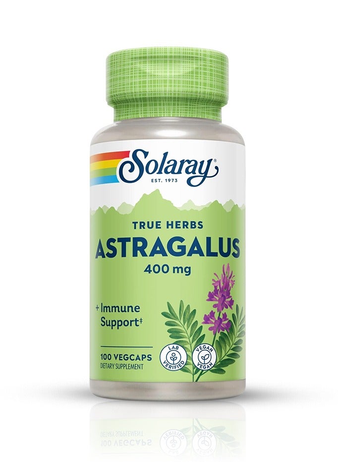 Solaray -  Astragalus 400mg, 100 Capsules