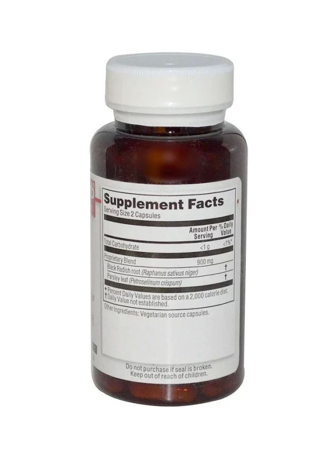 Black Radish And Parsley Herbal Supplement - 100 Vegetarian Capsules