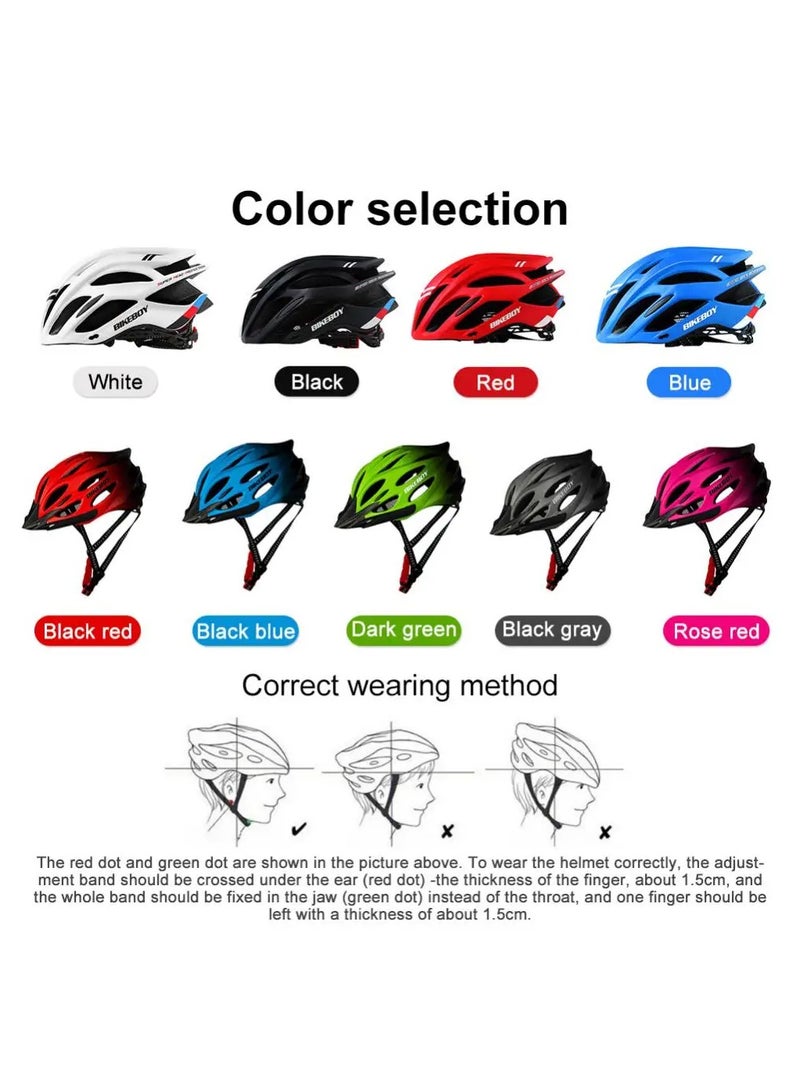 Ultralight bicycle helmet for men and women, outdoor cycling helmet, professional mountain bike helmets, cycling sports, puzzles