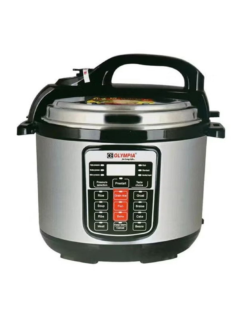 Olympia Electric Digital Pressure Cooker 12 L Capacity 1600W