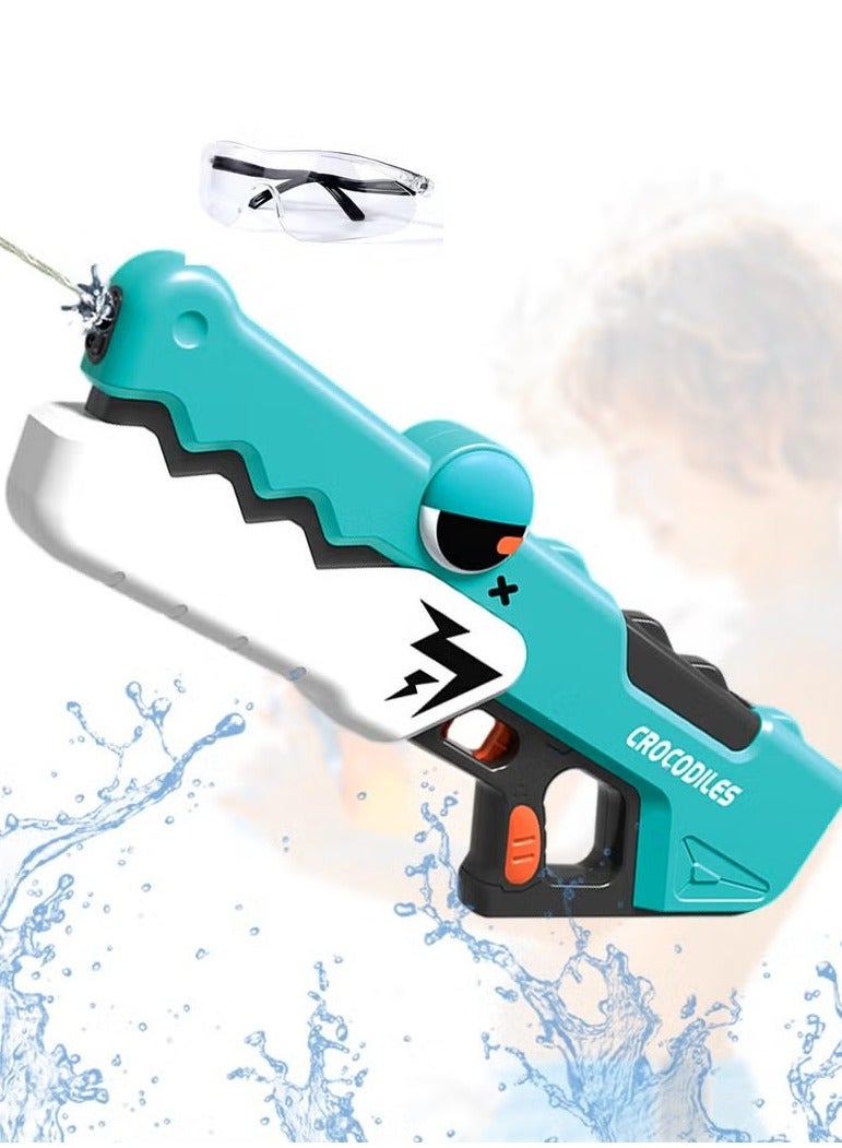 59cm Automatic Water Gun Toys for Kids,Water Blasters with Electric Water Absorption Function,High Speed Launch,Big Size Water Fight Toys