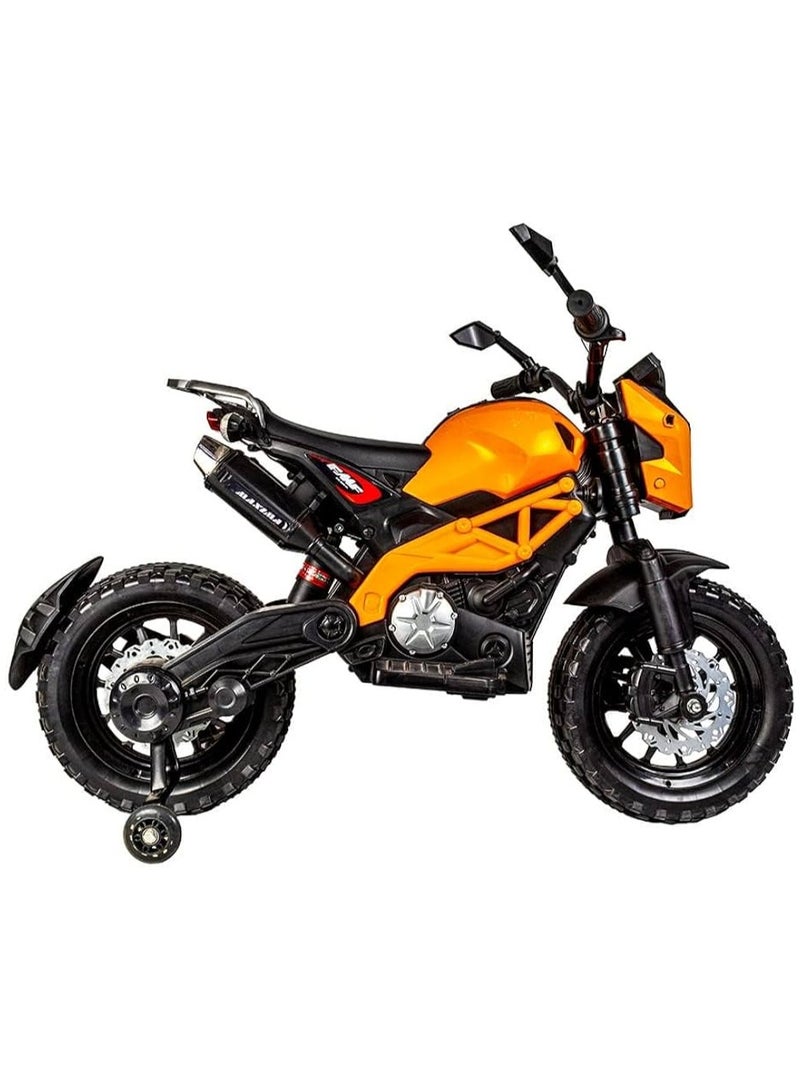 KTM Model Kids Style Ride on Bike - Orange 12V