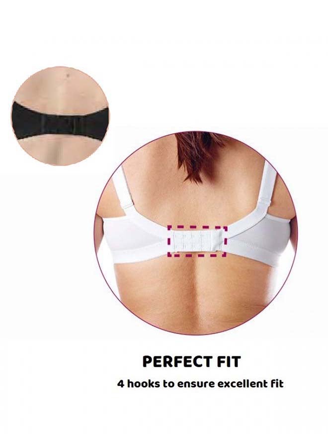 Microfibre Nursing Bra 4D, White