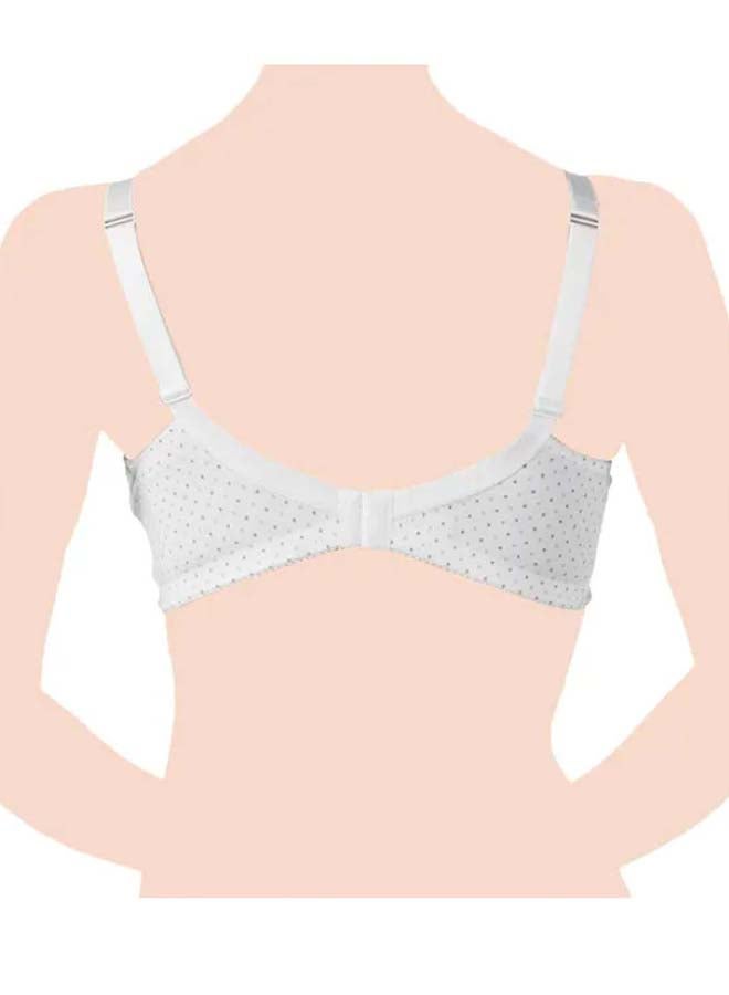 Microfibre Nursing Bra 4D, White