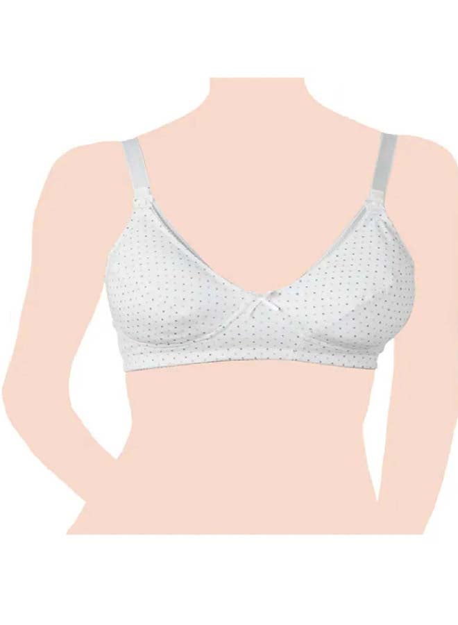 Microfibre Nursing Bra 4D, White