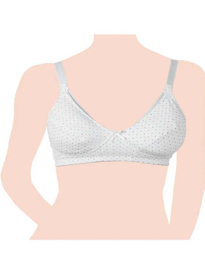 Microfibre Nursing Bra 3C, White