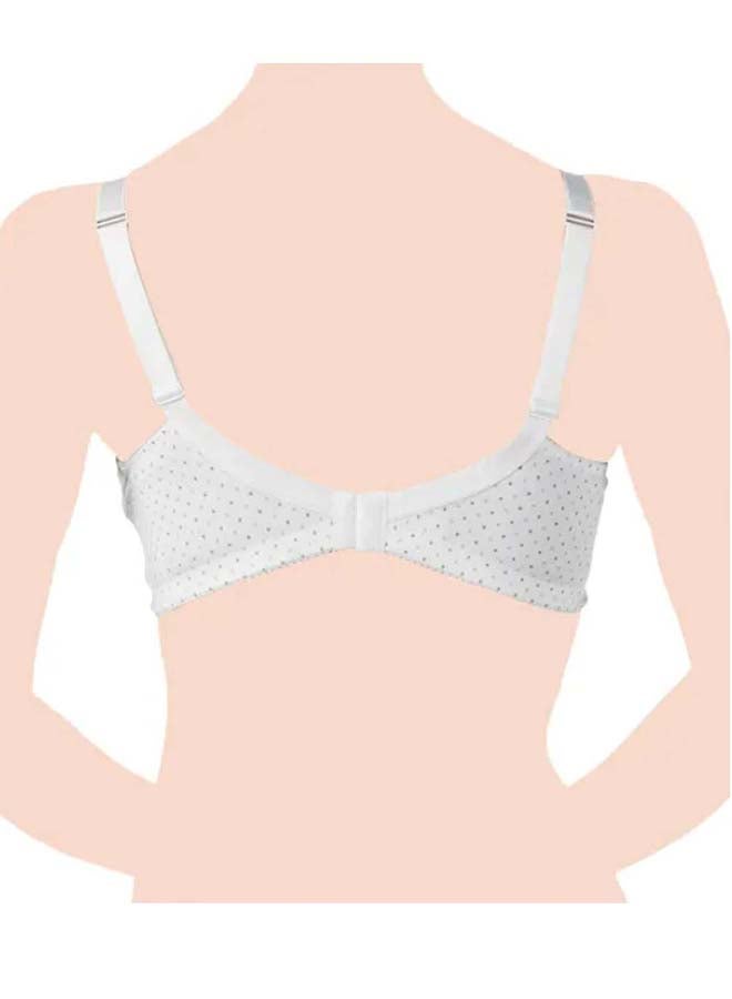 Microfibre Nursing Bra 3C, White