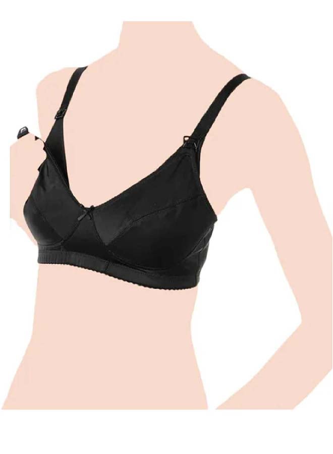 Microfibre Nursing Bra 3D, Black