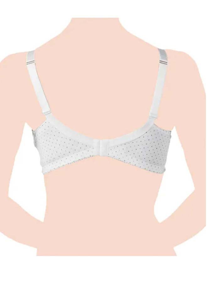 Microfibre Nursing Bra 3D, White