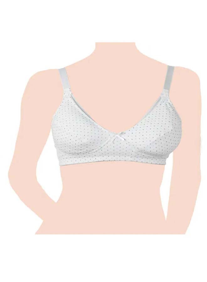 Microfibre Nursing Bra 3D, White