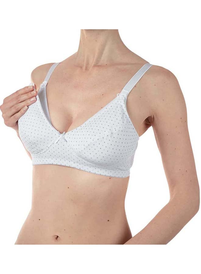 Microfibre Nursing Bra 3D, White