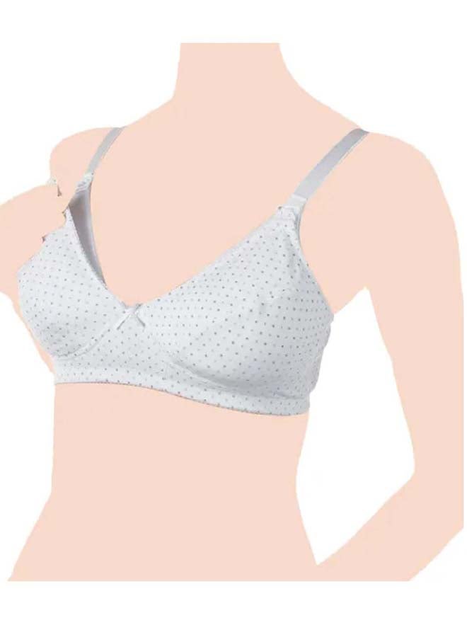 Microfibre Nursing Bra 3D, White