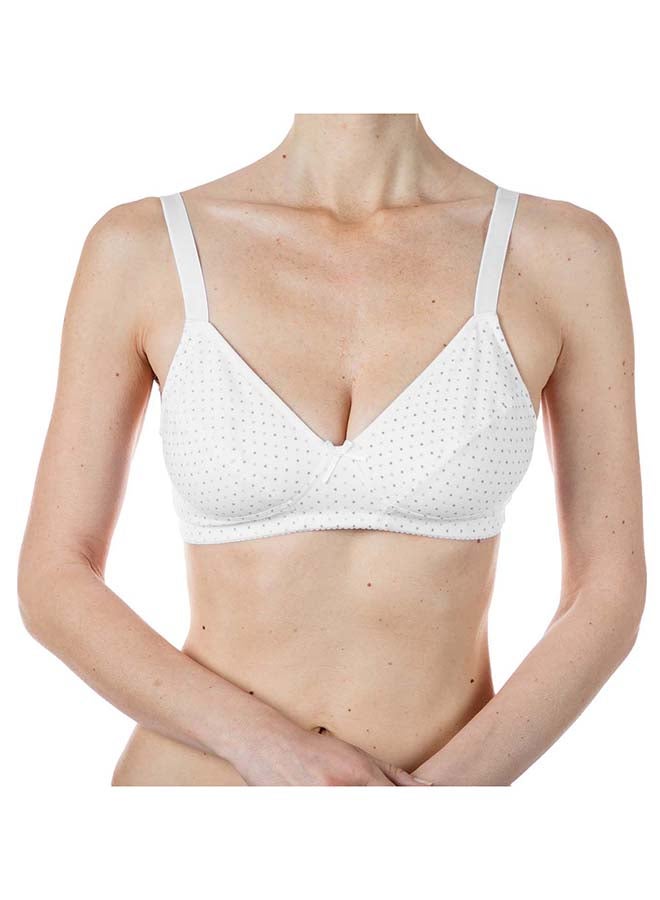 Microfiber Pregnancy Bra 5C, White