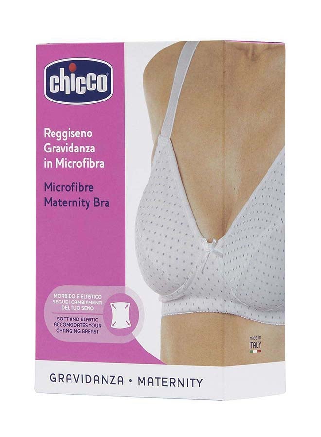 Microfiber Pregnancy Bra 5C, White