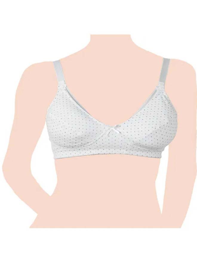 Microfibre Nursing Bra 5C, White